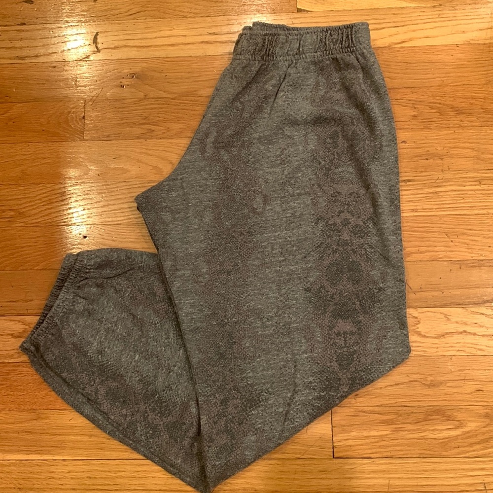 Monrow Snakeskin Sweatpant